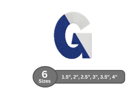 A Professional Review of the Twin Fill Alphabet - G Embroidery Design