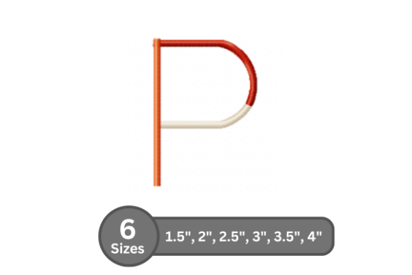 Color Bar Alphabet P: A Vibrant Statement for Handmade Markets