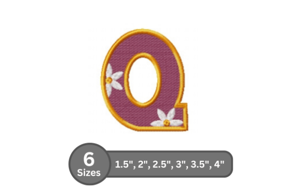 Daisy Joy Alphabet Q: A Festive Stitched Font for Holiday Projects