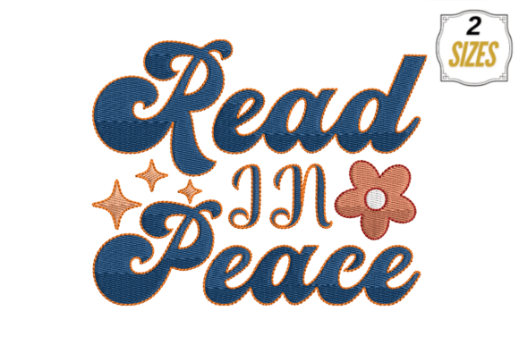 Embroidery Review: Read in Peace Design for Boutique Apparel