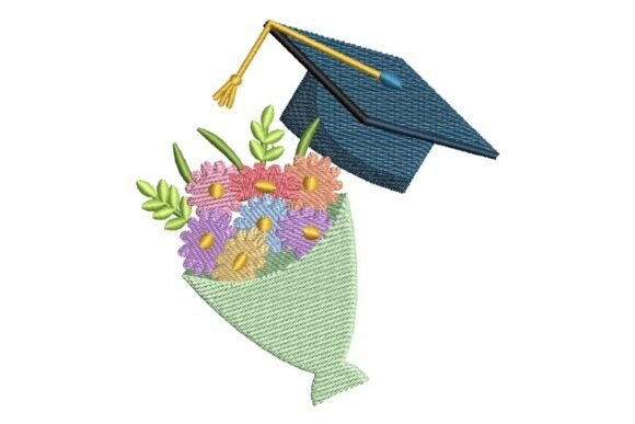 Flowers and Graduation Cap: A Boutique Embroidery Designer’s Review